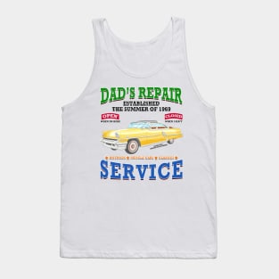 Dad's Repair Classic Car Garage Hot Rod Novelty Gift Tank Top